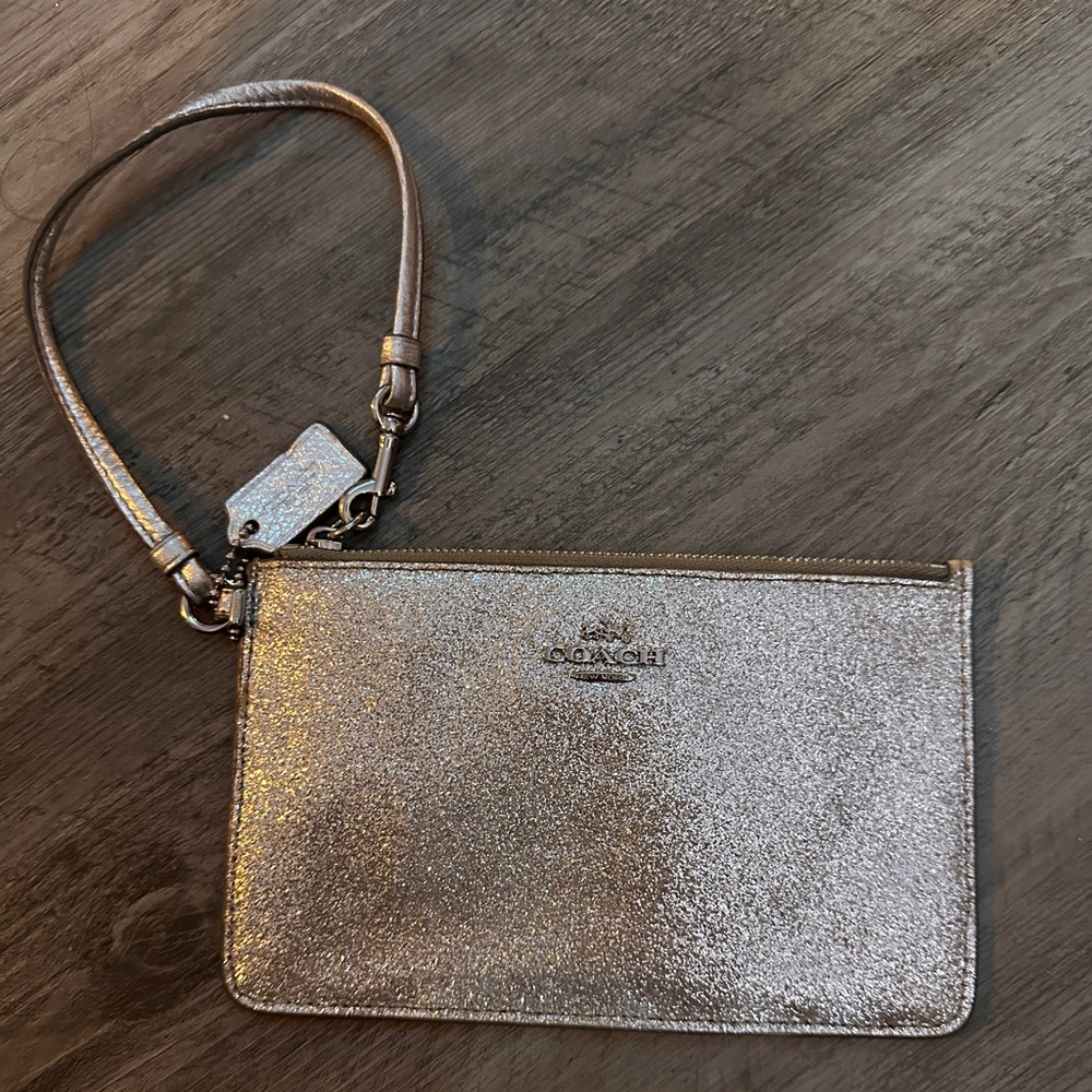 COACH GLITTER SMALL WRISTLET  F50374